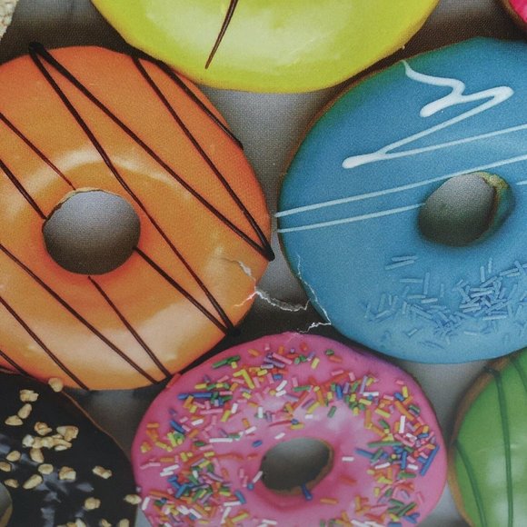 Fishwisdom Jigsaw Puzzle Donut Doughnut 500 Piece 20" X 15" Dessert Snacks New - Picture 11 of 12